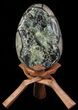 Huge, Septarian Dragon Egg Geode - Yellow Crystals #63134-2
